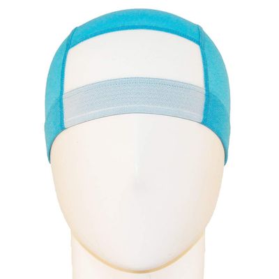 CNYE Japanese Mesh Swim Cap Light Weight High Resilience Strong Durable Breathable Swim Cap Mesh Cap for Wigs Solid Color Swimming Caps (SkyBlue, L (18.1-22in))