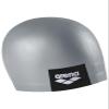 Arena Unisex Adult Logo Molded Silicone Training Swim Cap for Intensive Swimming Reduced Drag Durable Wrinkle Free Fit, Gray view 1