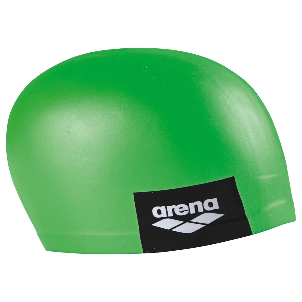 Arena Unisex Adult Logo Molded Silicone Training Swim Cap for Intensive Swimming Reduced Drag Durable Wrinkle Free Fit, Pea Green