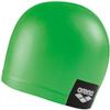 Arena Unisex Adult Logo Molded Silicone Training Swim Cap for Intensive Swimming Reduced Drag Durable Wrinkle Free Fit, Pea Green view 2