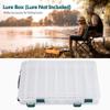 Tbest Double Sided Tackle Box,Lure Box,Lure Holder Hooks Lure Baits Storage Box Fishing Accessories Boxes Storage Containers Large Capacity Accessory(14 Slots) view 2