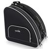 TOPOWN Ice Skate Bag for Men & Women - Roller Skate Bag in Black & Rose Red view 1