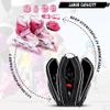 TOPOWN Ice Skate Bag for Men & Women - Roller Skate Bag in Black & Rose Red view 4