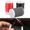Tbest Archery Supplies,Empty Bow String On Spool,Bowstring Serving,Archery Serving Thread 120m Nylon String Serving Thread for Bowstring Archery Supplies(Black+White) view 2