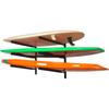 Yes4All Heavy Duty Steel Wall Mount Paddle Board Racks, Surfboard Hanger with Padded Foam, Store & Display Up to 3 Surfboards, Snowboards, Longboards, Black, 34.25" x 5.51" x 3.54" view 1