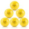 Cyfie 6-Pack Weighted Balls, Weighted Softballs Baseballs for Hitting Training, Baseball Softball Batting Trainers, Heavy Balls for Batting Practice, Baseball Coaching Accessories (3.2 in, 16 oz) view 1