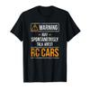 RC Car Shirt Warning May Spontaneously Talk About RC Cars T-Shirt view 1