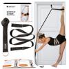 Stretching Strap With Door Anchor - Stretching Equipment to Improve Legs Flexibility - Splits Trainer For Home Ideal In Ballet, Dance, Cheerleading, Taekwondo, Yoga, Pole Dancing & Gymnastics (Black) view 1