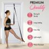 Stretching Strap With Door Anchor - Stretching Equipment to Improve Legs Flexibility - Splits Trainer For Home Ideal In Ballet, Dance, Cheerleading, Taekwondo, Yoga, Pole Dancing & Gymnastics (Black) view 3