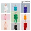 SUPRNOWA Women's Jumpsuit Crew Neck Full Body Unitard Spandex Footed Long Sleeve Bodysuit Unisex Zipper Back (Small, Royal Blue New (Footed)) view 3