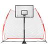 Rukket Basketball 12x13 Return Net Guard and Backstop, Hoop Rebound Back Netting Attachment for Yard, Home & Residential Use, Barrier System for Safety and Retention (XL Return Net) view 1