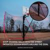 Rukket Basketball 12x13 Return Net Guard and Backstop, Hoop Rebound Back Netting Attachment for Yard, Home & Residential Use, Barrier System for Safety and Retention (XL Return Net) view 3