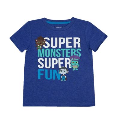 Hybrid Baby Boys Super Monsters Super Fun T-Shirt Size 12 Months