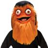 Rasta Imposta Gritty Mascot Head Costume, NHL's Philadelphia Flyers Hockey Mascot Costume, Fits Youth through Adult, Orange view 1