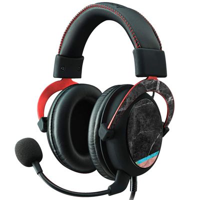 MightySkins Skin Compatible with Kingston HyperX Cloud II Gaming Headset - Cut Marble | Protective, Durable, and Unique Vinyl Decal wrap Cover | Easy to Apply, Remove | Made in The USA