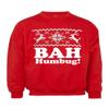Gravity Threads Mens Bah Humbug! Ugly Christmas Ugly Sweatshirt - Red - 2X-Large view 1