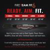 Fire Team Fit Weightlifting Belt, Weight Belt, Weight Lifting Belt for Men and Women, 6 Inch, Back Support for Lifting, Squat and Deadlifting Belt (Red Line, 30" - 34" Around Navel, Small) view 3