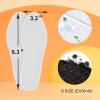 WORLD-BIO Disposable Foot Warmers 10 Pairs, Air Activated Warmer Safe Natural Long Last Up 8 Hours, Foot Warmers Shoes Skiing Camping for Men Women, Size EU:36-40 view 3