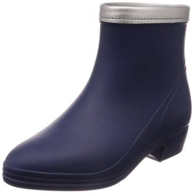 ASAHI() Women's Rain Shoes, Gardening, Made in Japan, Navy, 25.0 cm