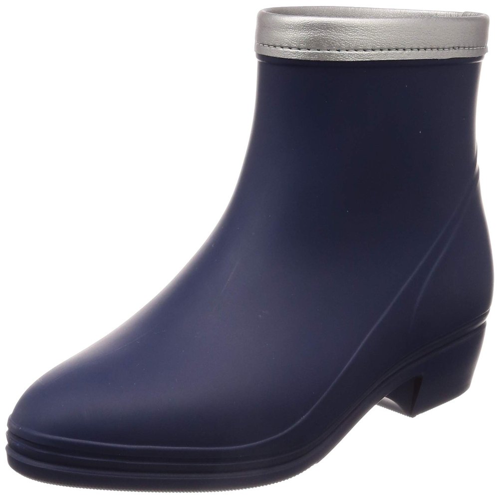 ASAHI() Women's Rain Shoes, Gardening, Made in Japan, Navy, 25.0 cm