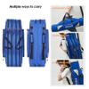 UNISTRENGH Fishing Rod Case Portable Folding Fishing Rod Case Fishing Pole Reel Storage Bag Fishing Gears Organizer 80cm/90cm/100cm/120cm (Blue with Grey, 4 layers/100cm) view 3