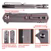 Firebird GANZO FH12-SS Pocket Folding Knife D2 Steel Blade All Steel Handle with Clip Outdoor Camping EDC Utility Pocket Knife (Grey) view 4