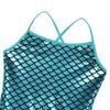 Agoky Kids Girls Sequins Mermaid Gymnastics Leotard Ballet Tutu Dress Princess Party Dance Halloween Costumes Lake_Blue Mermaid Costume 6 view 3