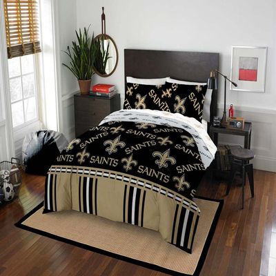 Northwest NFL New Orleans Saints Unisex-Adult Bed in a Bag Set, Full, Rotary Legacy