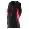 ORCA Men's Core Tri Tank (Black/Red, Small) view 1
