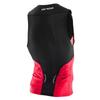 ORCA Men's Core Tri Tank (Black/Red, Small) view 2
