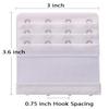 Akstore 6 Pieces Women's Soft Comfortable Elastic Bra Extenders Strap 4 Hook 3 Row Lady's Bra Extender Band (Multicolors) view 2