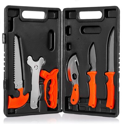 Maxam Field Dressing Kit, for Hunters and Fishermen, Portable Game Processing Kit in a Durable Case, 7-Piece