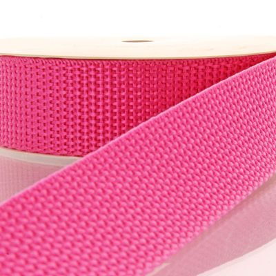 HBC | 1 Inch Polypropylene Webbing - Hot Pink 25 Yards