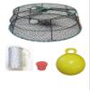KUFA Sports (CT78+PAM5 Vinyl Coated Tower Style Prawn Trap (30"x20"x12"H, Mesh:1-1/8") with Prawn Trap Accessory Combo (1) view 1