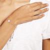 ELEGANT CONFETTI Venice 18k White Gold Plated Cubic Zirconia Bolo Fashion Bracelet view 2
