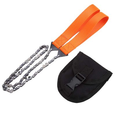 Handhold Chainsaw Portable Folding Hand Chain Saw for Wood Cutting, Camping, Survival Gear 40.6 Inch Manual Saw, Lightweight Outdoor Cutting Tool