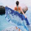 Ewedoos Yoga Towel Yoga Mat Towel with Anchor Fit Corners Non Slip Yoga Towels Hot Yoga Towel Yoga Pilates Workout Camping view 4