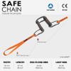GM CLIMBING 16mm Nylon Safe Chain PAS Sling 22kN CE UIAA Certified for Personal Anchor System Rappel Transition Aid Climbing 97cm / 38in view 2