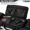 Savior Equipment Urban Warfare Tactical Double Long Gun Bag Case Backpack w/Pistol Handgun Case,55 Inch Obsidian Black view 2