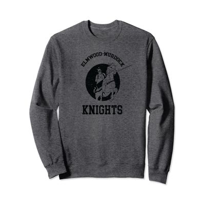 Elmwood-Murdock SOS - Throwback Knights Sweatshirt (Black)