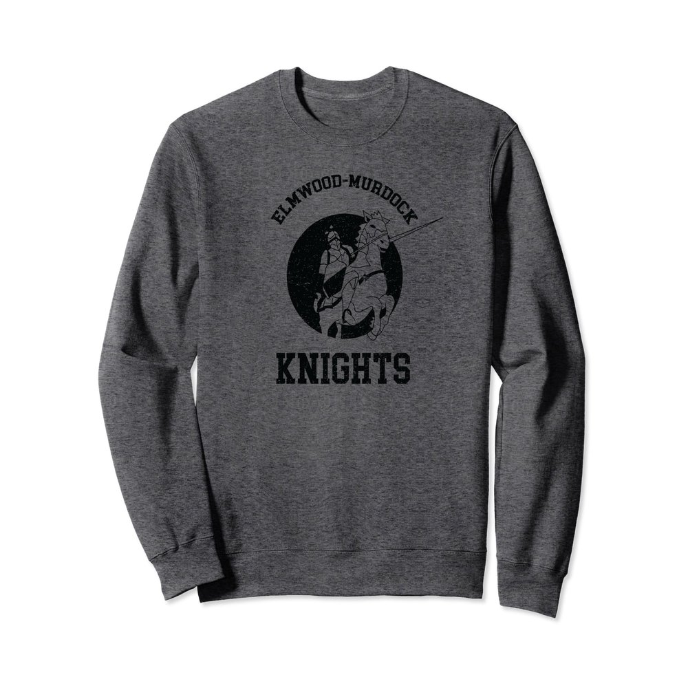 Elmwood-Murdock SOS - Throwback Knights Sweatshirt (Black)
