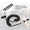 Tbest Linea Remota Paintball,Paintball Coil,Paintball Marker Remote Coil Cylinder Connection Valve Hose Corrugated Hose Paintball Remote Bleeder Paintball view 4