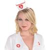 Mini Nurse White Hat with Red Heart & Cross Design - One Size - Perfect Accessory for Costumes & Themed Parties view 3