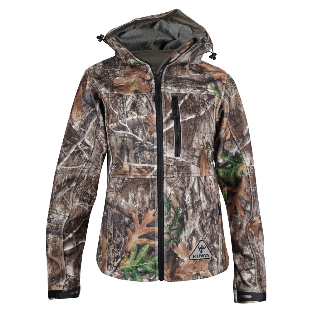 King's Camo Women's Standard Hunter Wind-Defender Jacket, Desert Shadow, Medium (KCL2150-RE-M)
