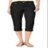 Style & Co. Women's Petite Cuffed Capri Pants (Deep Black, Petite 4) view 1