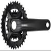 SHIMANO 9-Speed Mountain Bicycle Crank Set - FC-MT210-2 (Black - 175MM, 36-22T W/O CG) view 1