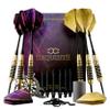 CC-Exquisite Premium Steel Tip Darts Set - Professional Darts, Brass Barrels, Metal Tip Darts, Extra Flights, (12) Aluminum Shafts 35/48, O-Rings, Dart Tool, Dart Sharpener, Darts Case view 1
