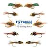 The Fly Fishing Place Basics Collection - Bead Head Nymph Assortment - 10 Wet Flies - 5 Patterns - Hook Sizes 12, 14, 16 view 2