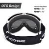 HUBO SPORTS Ski Snow Goggles for Men Women Adult,OTG Snowboard Goggles of Dual Lens with Anti Fog for UV Protection for Girls(WSilver) view 3