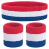 ONUPGO Kids Sweatbands Toddler Headband Wristband Set - Athletic Cotton Baby Sweat Band for Kids Youth Baby (1 Headband + 2 Wristbands) view 1